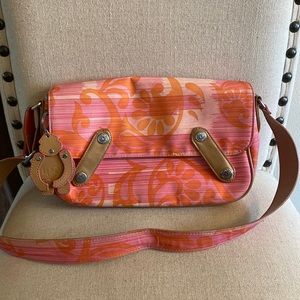 Kipling Helene Medium Shoulder Bag Pink Orange Y2K